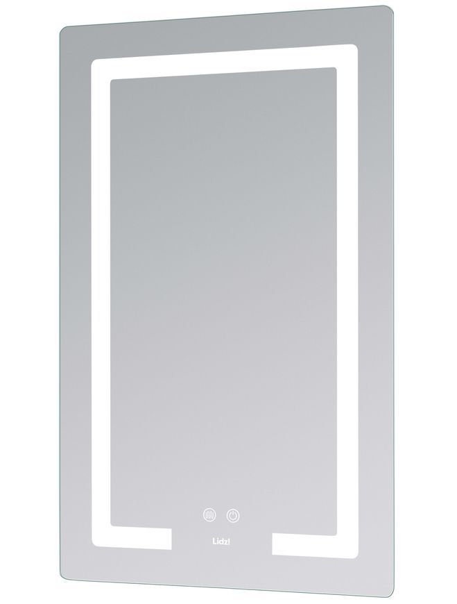 Зеркало Lidz Kubis KU2 500х800 мм с LED-подсветкой Touch, с антизапотеванием, с диммером, рег. яркости LD78LF936508048448