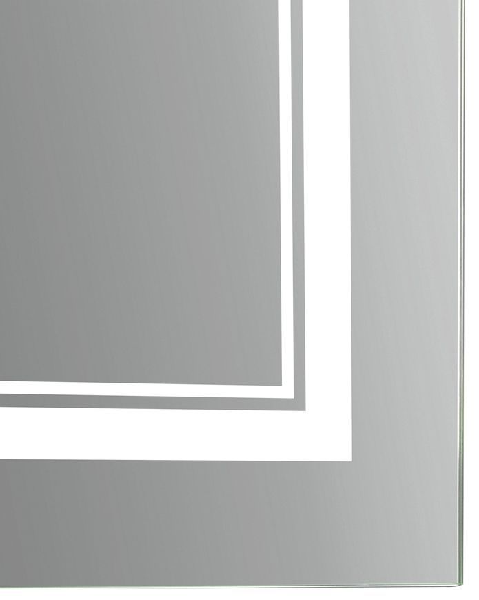 Зеркало Qtap Cardinal CA1 800х600 прямоугольное с LED-подсветкой Touch, с антизапотеванием, с диммером, рег. темп. цвета (3000-6500 K) QT0478C8060