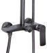 Душова система Qtap Slavonice на два споживача Gunmetal Black PVD QTSLA110GMB45913 - QTSLA110GMB45913 - 3