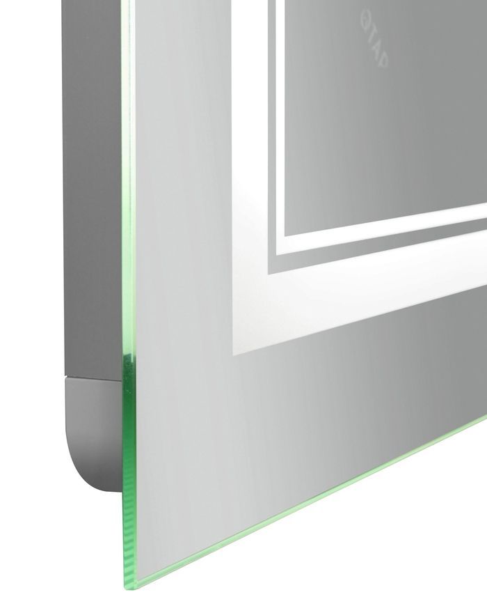 Зеркало Qtap Cardinal CA1 800х600 прямоугольное с LED-подсветкой Touch, с антизапотеванием, с диммером, рег. темп. цвета (3000-6500 K) QT0478C8060