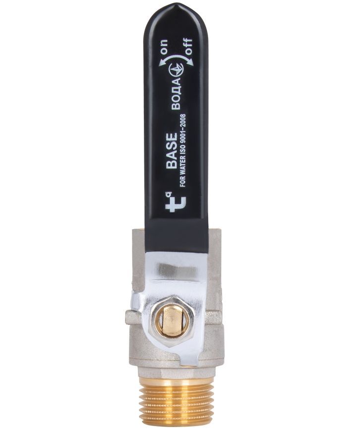 Кран шаровой Thermo Alliance Base 1/2" ВН прямой, латунь, PN40, рычаг SD605W15 - SD605W15