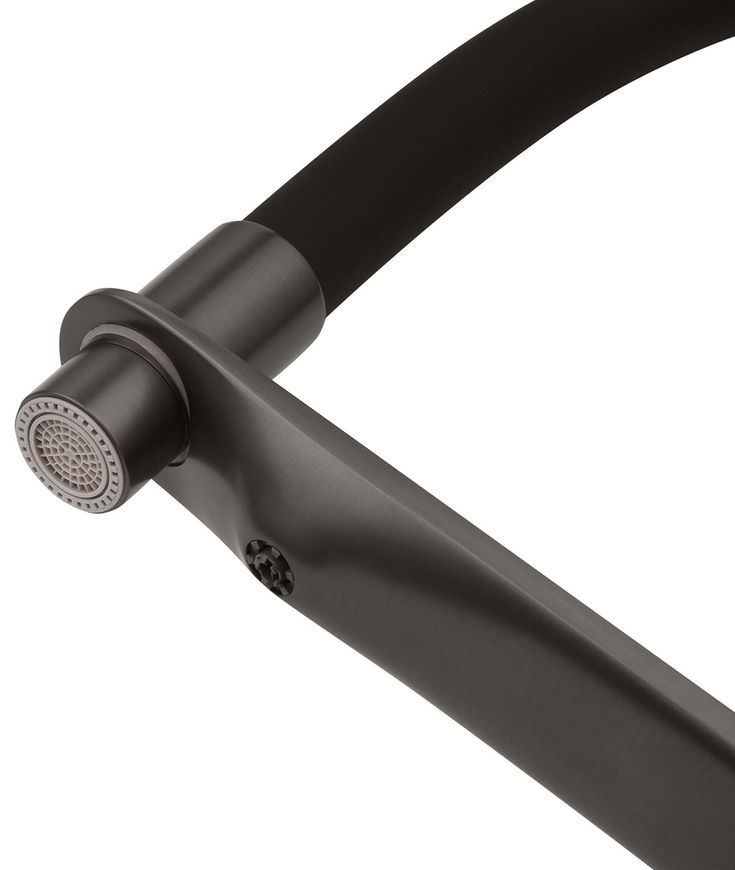Змішувач для кухні з підключенням до фільтра Kroner KRP Graz-GRP03815 графіт/чорний CV031337 - Graz-GRP03815
