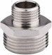 Ніпель латунний SD Forte 1/2"х1/4" редукційний нікельований SF359156