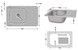 Кухонная мойка Lidz 6642 Micro Decor 0,8 мм LIDZ6642MDEC08 - LIDZ6642MDEC08 - 2
