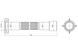Гофра (гибкая труба) Lidz (WHI) 60 01 G002 01&nbsp;с&nbsp;накидной&nbsp;гайкой&nbsp;1 1/2"&nbsp;450-1200&nbsp;мм LIDZWHI6001G00201