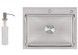Кухонна мийка LIDZ Handmade H5845 Brushed Steel 3,0/1,0 дозатор, корзина LDH5845BRU3538447519 - LDH5845BRU3538447519 - 3