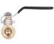 Кран шаровой Thermo Alliance Base 1/2" ВН прямой, латунь, PN40, рычаг SD605W15 - SD605W15 - 7