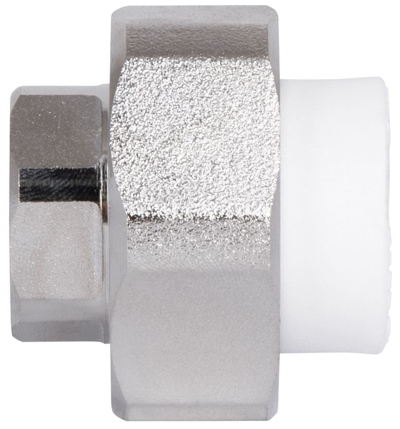 Муфта американка полипропиленовая PPR Blue Ocean 20х1/2" ВР "Белый" латунь SD00042218 - SD00042218
