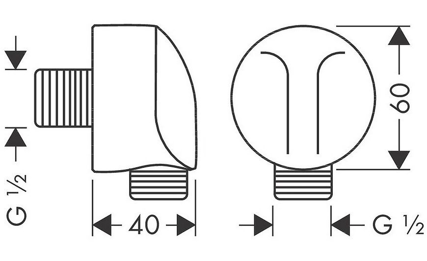 Комплект гігієнічного душу HANSGROHE Logis 20200005 хром - 20200005