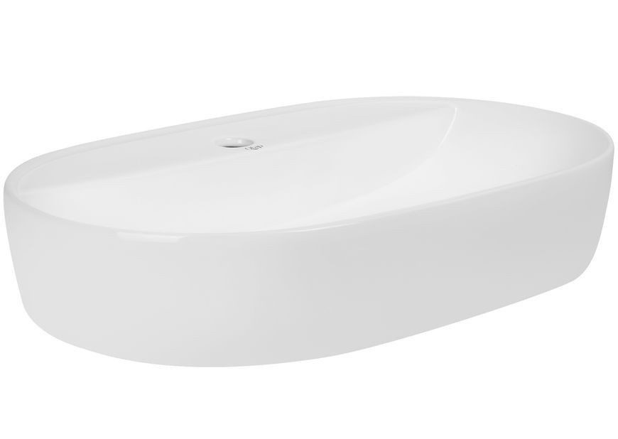Раковина Qtap Scorpio 600x400x120 White с донным клапаном QT14112203W - QT14112203W