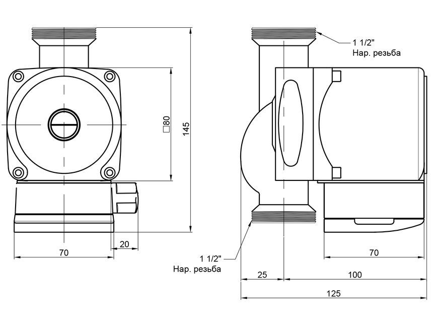Насос циркуляционный GRUNDFOS ICMA 25/60 №P321 - 88P3210153