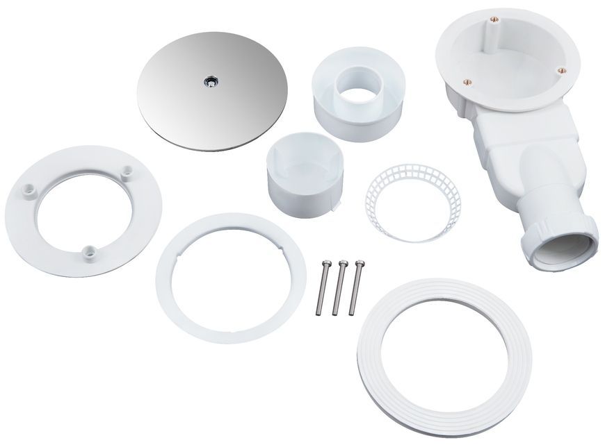 Душевой поддон QTAP Tern 309912C 90x90x12 см + сифон TERN309912C