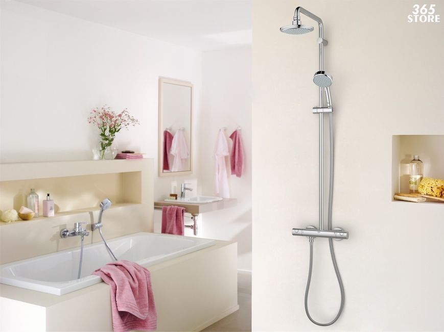 Душевая система термостатическая GROHE New Tempesta Cosmopolitan 160 27922000 - 27922000