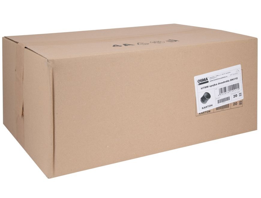 Муфта дворозтрубна каналізаційна Ostendorf-OSMA HT-System PLUS d110 SD00057118