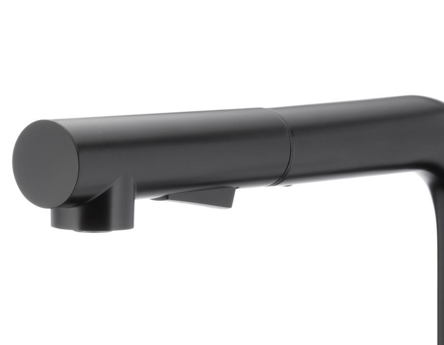Смеситель для кухни KFA ARMATURA DUERO DESIGN BLACK с выдвижным изливом 6623-220-81 - 6623-220-81