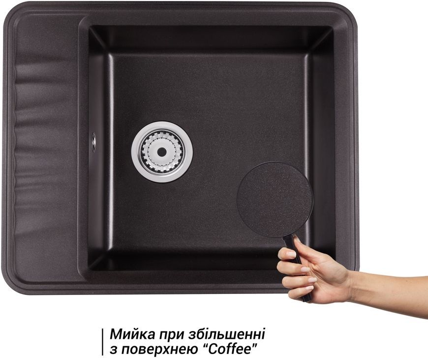 Кухонна мийка QTAP CS 6250 Coffee (QT6250COF551) - QT6250COF551