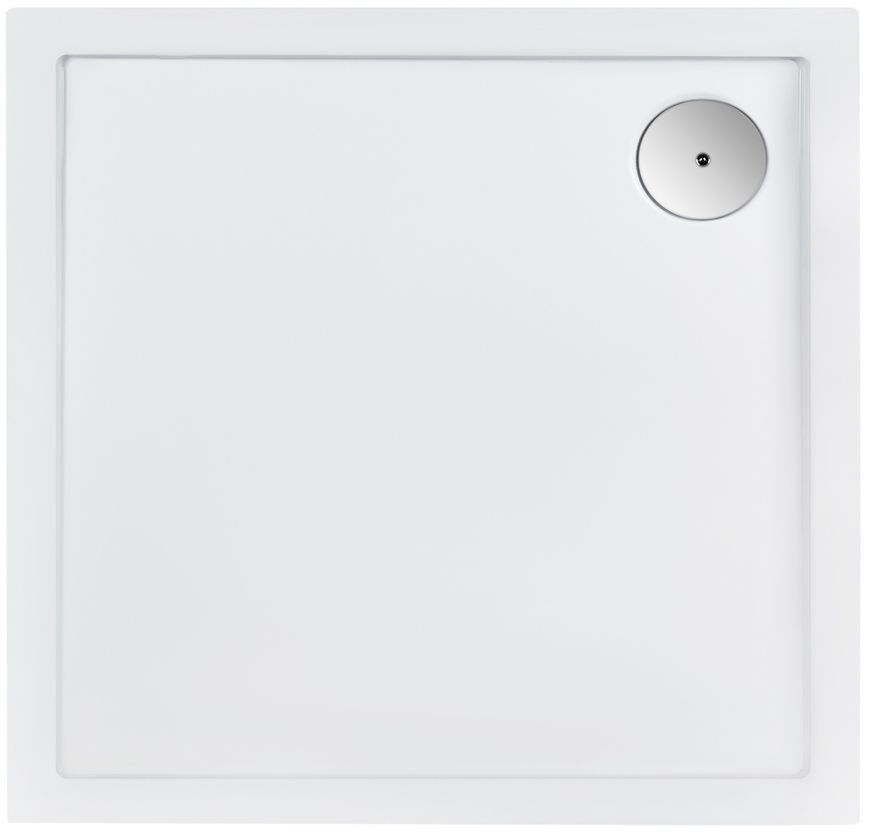 Душевой поддон QTAP Tern 309912C 90x90x12 см + сифон TERN309912C