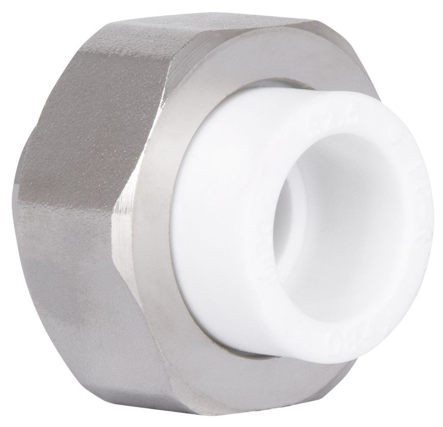 Муфта американка полипропиленовая PPR Blue Ocean 20х1/2" ВР "Белый" латунь SD00042218 - SD00042218