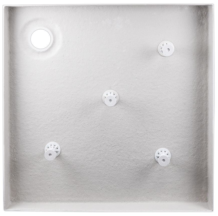 Душевой поддон QTAP Tern 309912C 90x90x12 см + сифон TERN309912C