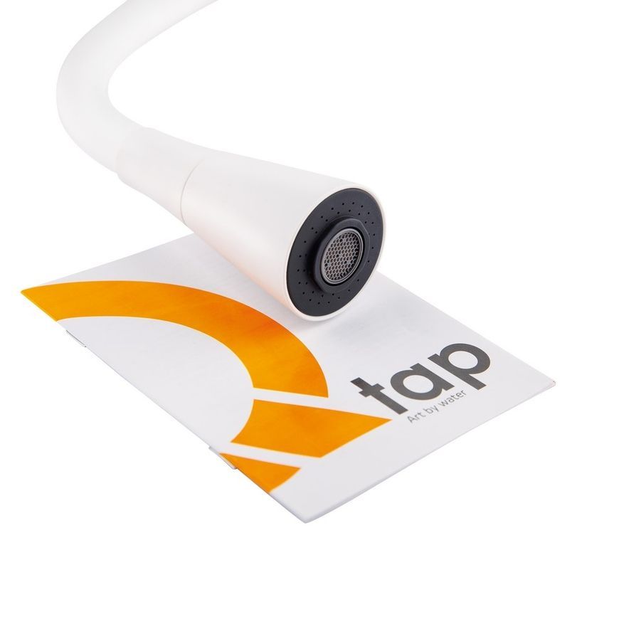 Змішувач для кухні QTAP Spring CRW 007F-1 з рефлекторним виливом - QTSPRCRW007F1