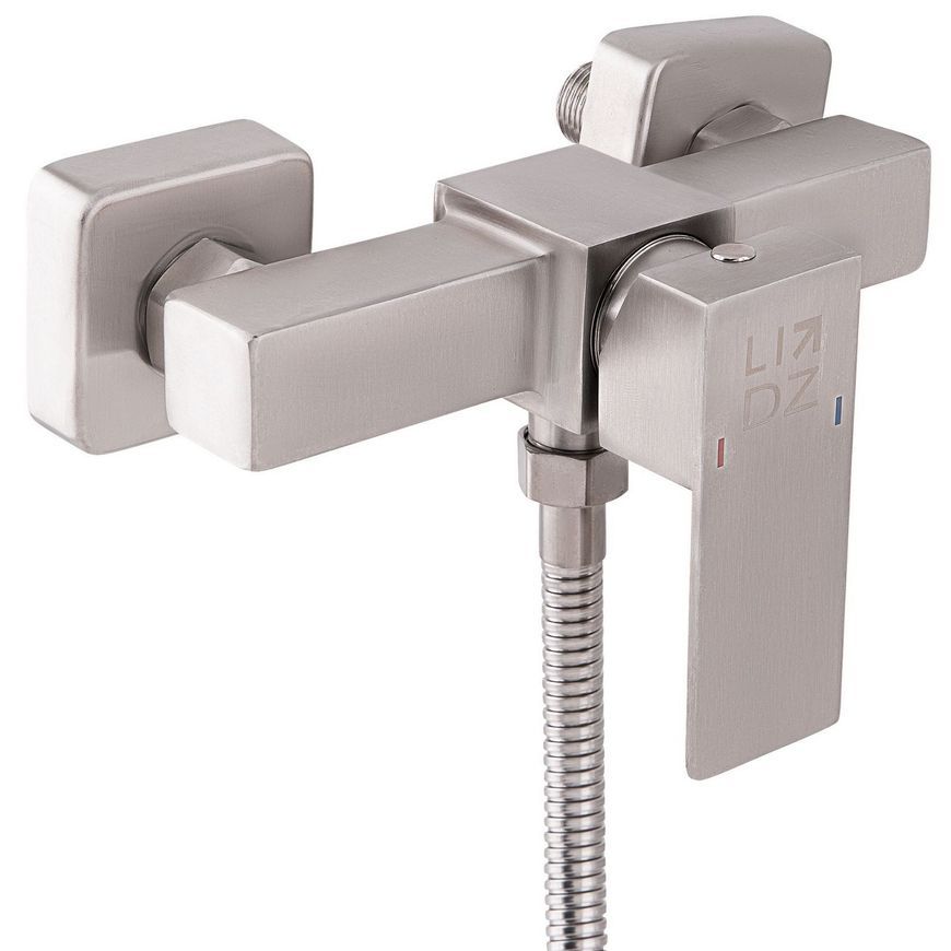 Змішувач для душу LIDZ Kubis 010 Nickel LDKUB010NKS28535 - LDKUB010NKS28535