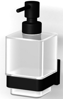 Дозатор для жидкого мыла настенный Imprese Bilovec черный матовый 171255B - 171255B