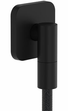 Шлангове під&rsquo;єднання HANSGROHE FixFit Fine Q зі зворотним клапаном Matt Black 28884670 чорний матовий - 28884670