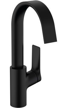Змішувач для раковини HANSGROHE Vivenis 210 поворотний Matt Black 75030670 чорний матовий з донним клапаном - 75030670