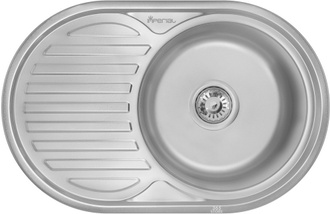 Кухонна мийка IMPERIAL 7750 Satin 0,8 мм (IMP7750SAT) - IMP7750SAT