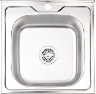 Кухонна мийка LIDZ 5050 Satin 0,6 мм (155) - LIDZ5050SAT06