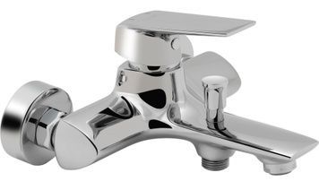 Смеситель для ванны QTAP Loděnice QTLOD3030101DC с коротким изливом - QTLOD3030101DC