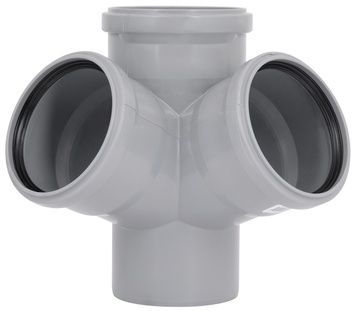 Крестовина двухплоскостная канализационная Ostendorf-OSMA HT-System PLUS d110/110/110/110&times;67&deg; SD00057209