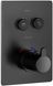 Термостатический смеситель для душа Imprese Smart Click на 2 потребителя ZMK101901240 скрытый монтаж черный - ZMK101901240 - 1