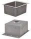 Кухонная мойка LIDZ Handmade H4050 Brushed Steel 3,0/1,0 дозатор, корзина LDH4050BRU3925847516 - LDH4050BRU3925847516 - 9
