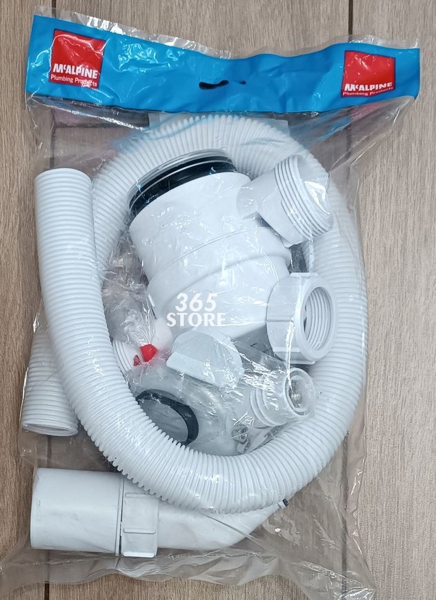 Сифон McALPINE "клик-клак" для ванны HC2600CLSC сатин (матовый хром) - HC2600CLSC