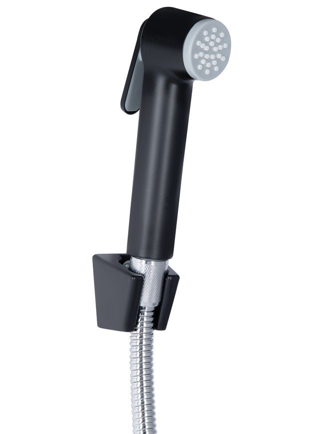 Смеситель для раковины Qtap Grand с гигиеническим душем Chrome/Black QTGRA272CRB45672 - QTGRA272CRB45672