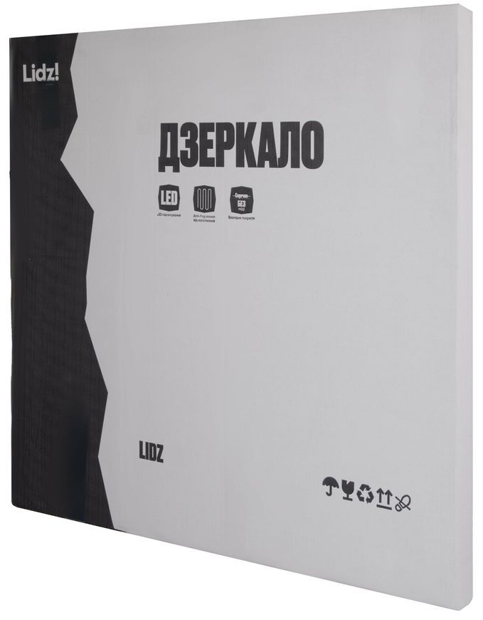 Дзеркало Lidz Astra AS1 R800 мм, кругле, з LED-підсвічуванням Touch, антизапотіванням, димером, рег. яскравості LDASR80049290