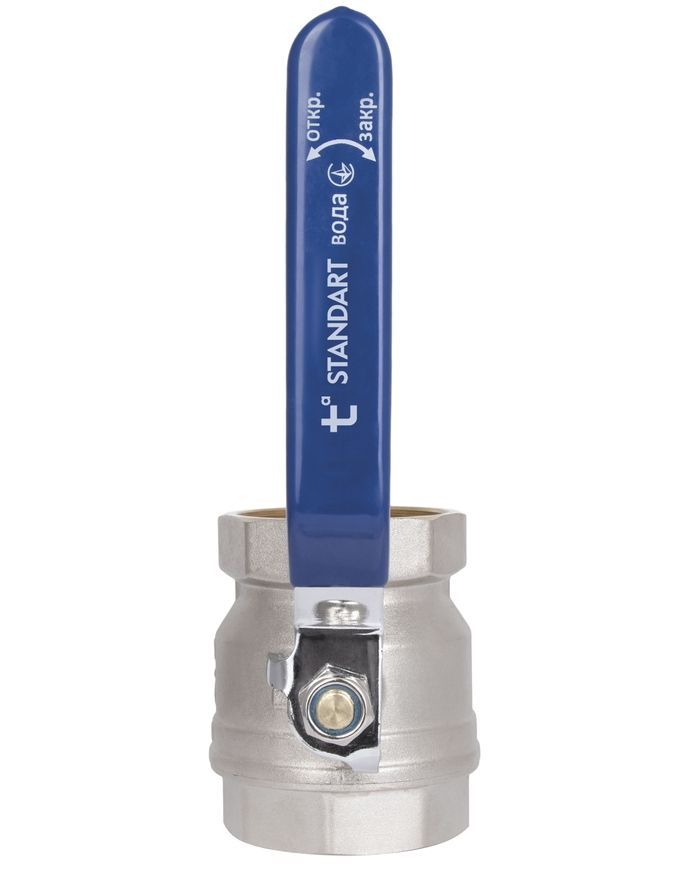 Кран шаровой прямой Thermo Alliance Base 2" 1/2 ВР для воды (рычаг) PN30 латунь SD600W63 - SD600W63