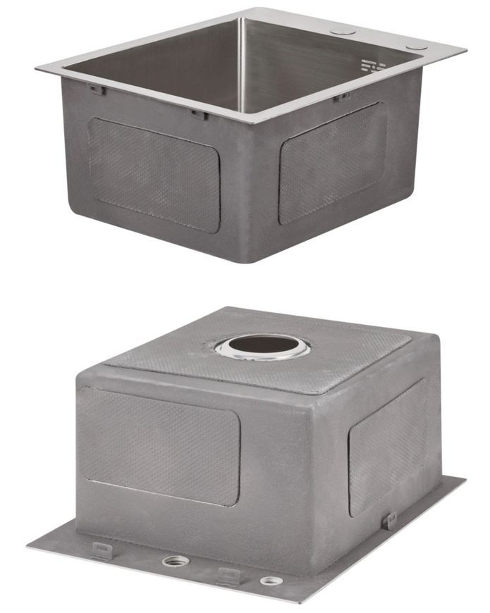 Кухонная мойка LIDZ Handmade H4050 Brushed Steel 3,0/1,0 дозатор, корзина LDH4050BRU3925847516 - LDH4050BRU3925847516