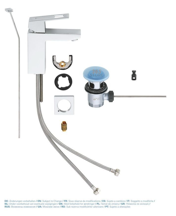 Змішувач для умивальника GROHE Eurocube 23127000 - 23127000