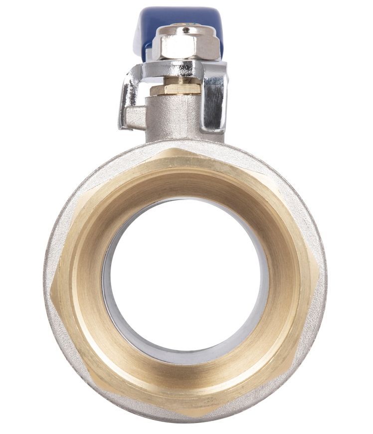 Кран шаровой прямой Thermo Alliance Base 2" 1/2 ВР для воды (рычаг) PN30 латунь SD600W63 - SD600W63