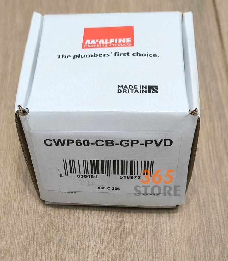 Донний клапан McALPINE CWP60-CB-GP-PVD Cliсk-Claсk для раковини 1 1/4" золото - CWP60-CB-GP-PVD