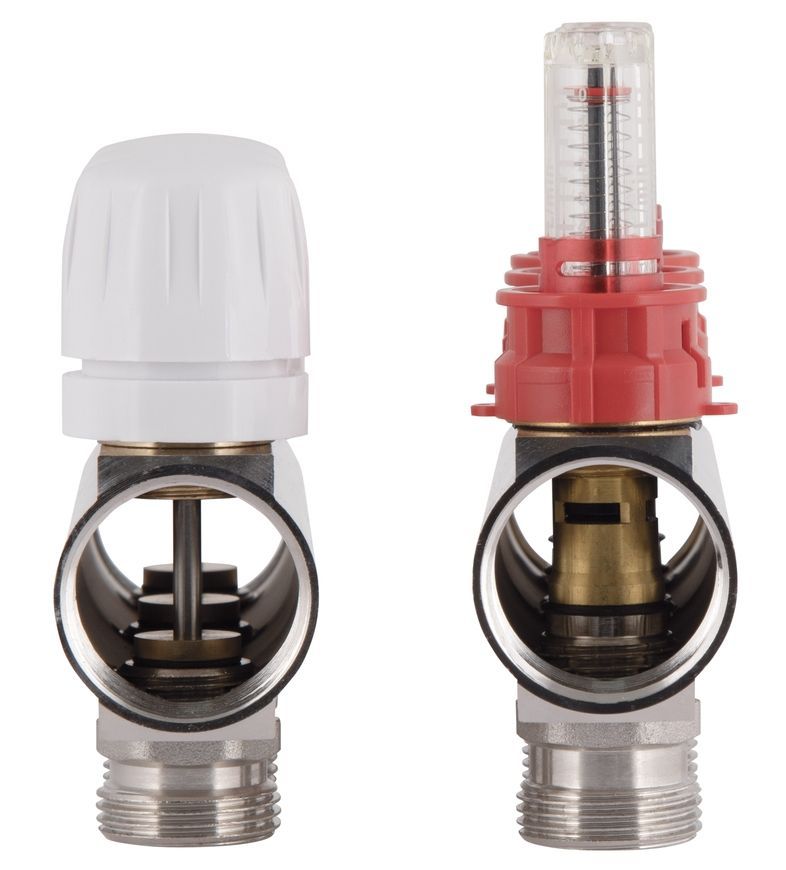 Коллектор с расходомерами Thermo Alliance Standart 1" 3 выхода 3/4" + евроконусы 3/4''х16&times;2 SD235W348884 - SD235W348884