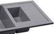 Кухонная мойка с дополнительной чашей QTAP CS 7648 Grey (QT7648GRE471) - QT7648GRE471 - 4