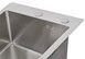 Кухонная мойка LIDZ Handmade H4050 Brushed Steel 3,0/1,0 дозатор, корзина LDH4050BRU3925847516 - LDH4050BRU3925847516 - 7