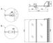 Шторка скляна (перегородка) для ванни LIDZ BRAMA 120x140R, скло Frost 6 мм, розпашна, права - LBSS120140RCRMFR - 12