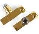 Кран для полотенцесушителя угловой NAVIN Raftec Quadro 1/2"х1/2", 2 шт. 25-433430-5012 золото - 25-433430-5012 - 2