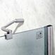 Шторка стеклянная (перегородка) для ванны LIDZ BRAMA 120x140R, стекло Frost 6 мм, распашная, правая - LBSS120140RCRMFR - 2
