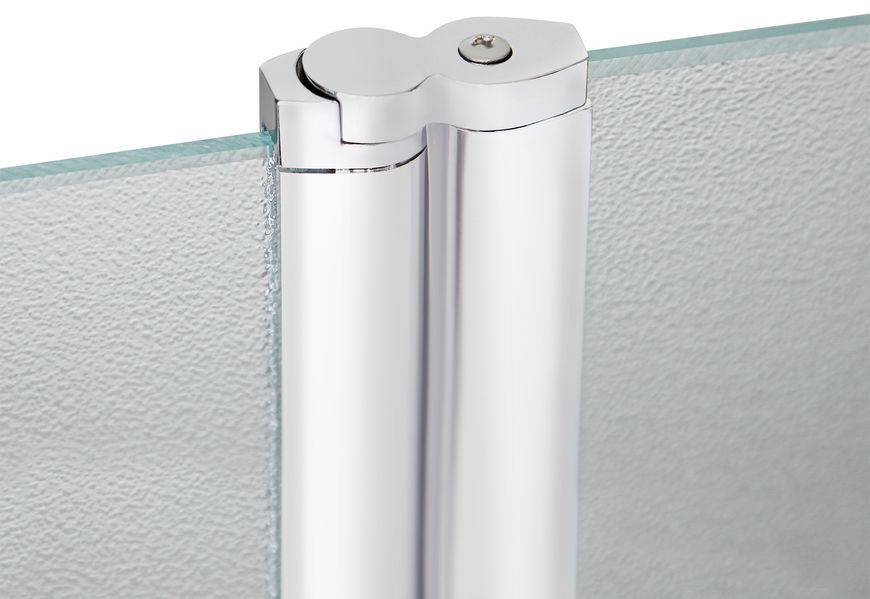 Шторка стеклянная (перегородка) для ванны LIDZ BRAMA 120x140R, стекло Frost 6 мм, распашная, правая - LBSS120140RCRMFR