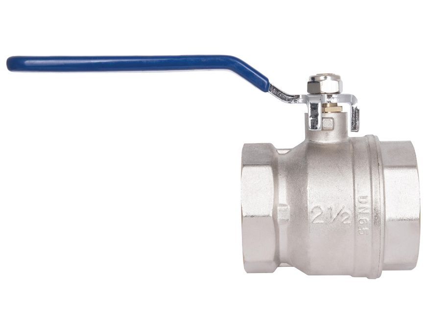 Кран шаровой прямой Thermo Alliance Base 2" 1/2 ВР для воды (рычаг) PN30 латунь SD600W63 - SD600W63